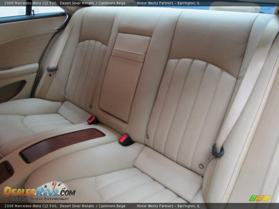 2006 Mercedes-Benz CLS 500 Desert Silver Metallic / Cashmere Beige Photo #18