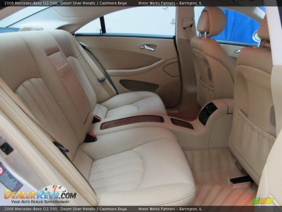 2006 Mercedes-Benz CLS 500 Desert Silver Metallic / Cashmere Beige Photo #19