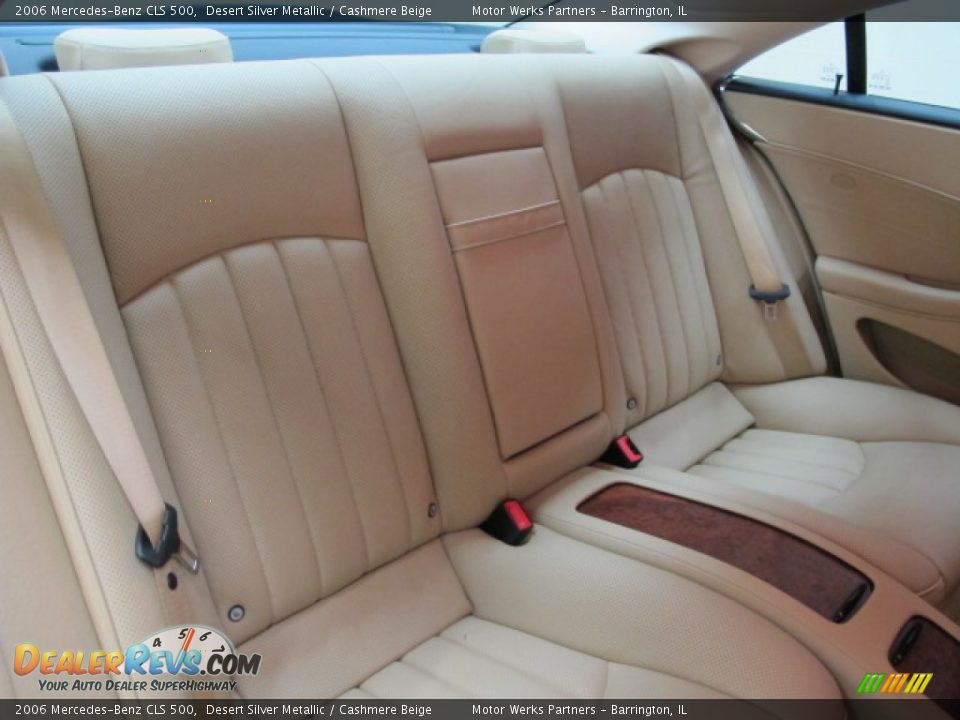 2006 Mercedes-Benz CLS 500 Desert Silver Metallic / Cashmere Beige Photo #20