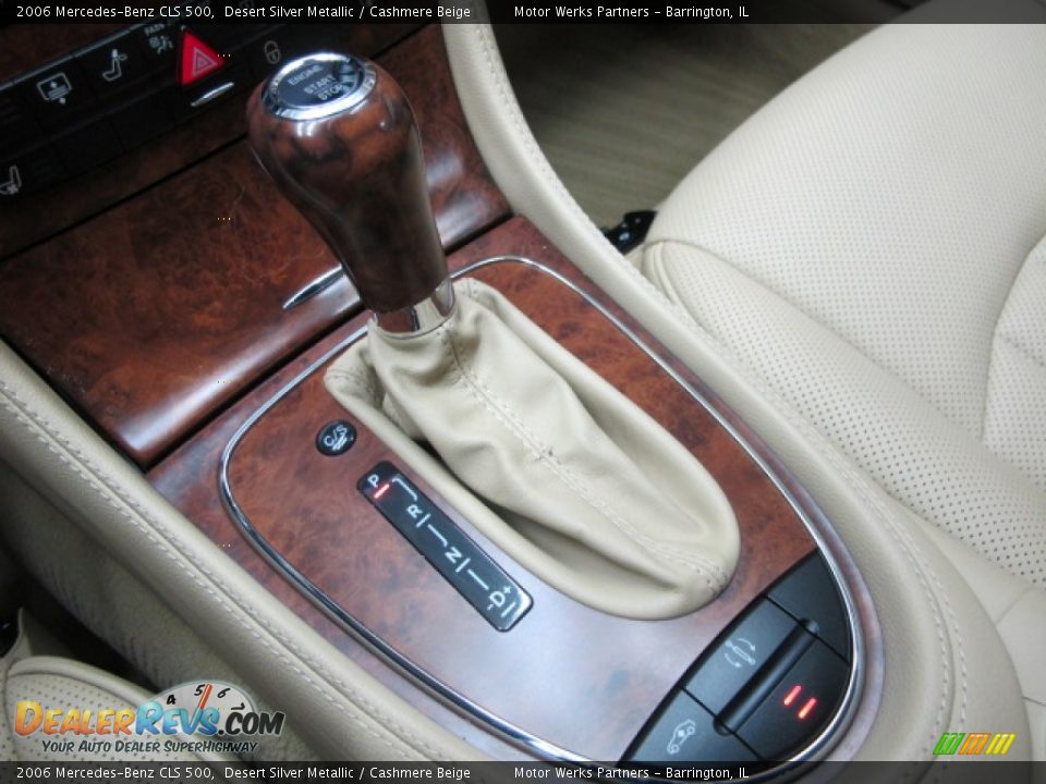 2006 Mercedes-Benz CLS 500 Desert Silver Metallic / Cashmere Beige Photo #29