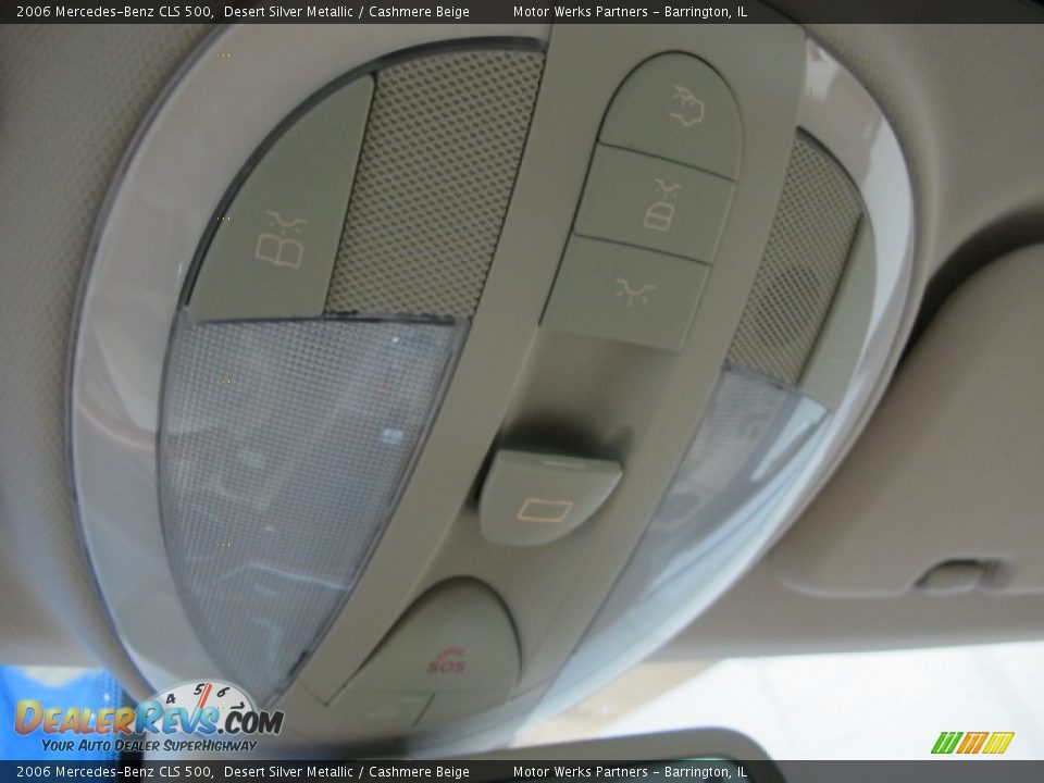 2006 Mercedes-Benz CLS 500 Desert Silver Metallic / Cashmere Beige Photo #30