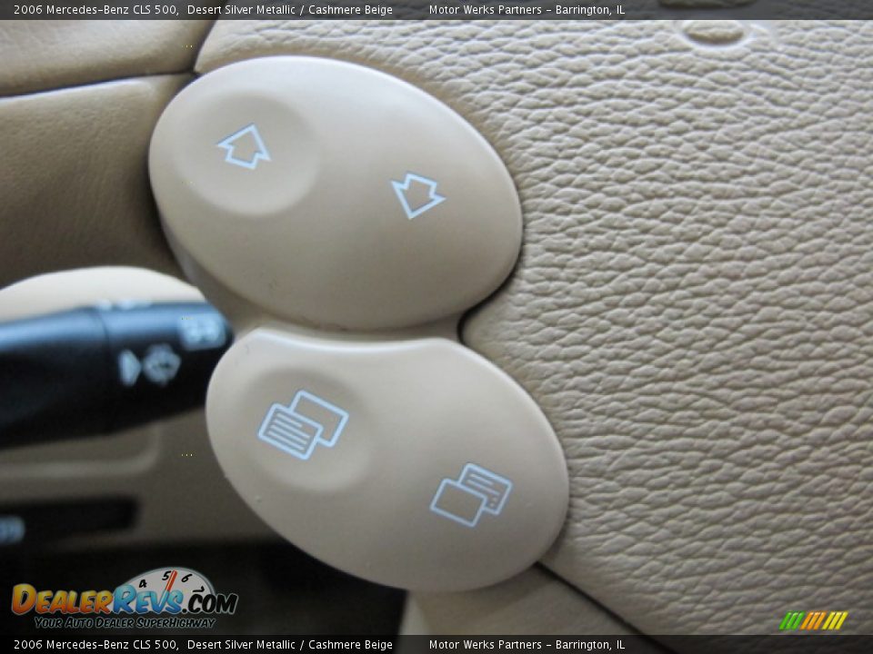 2006 Mercedes-Benz CLS 500 Desert Silver Metallic / Cashmere Beige Photo #33