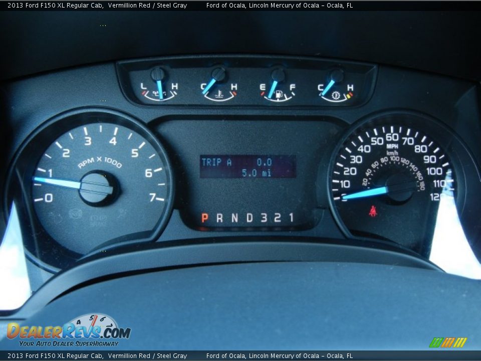 2013 Ford F150 XL Regular Cab Gauges Photo #8