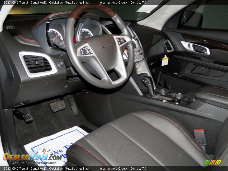 2013 GMC Terrain Denali AWD Quicksilver Metallic / Jet Black Photo #3