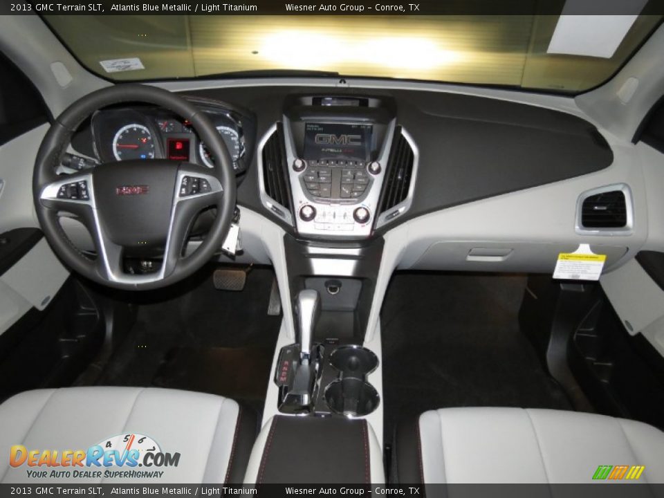 2013 GMC Terrain SLT Atlantis Blue Metallic / Light Titanium Photo #3