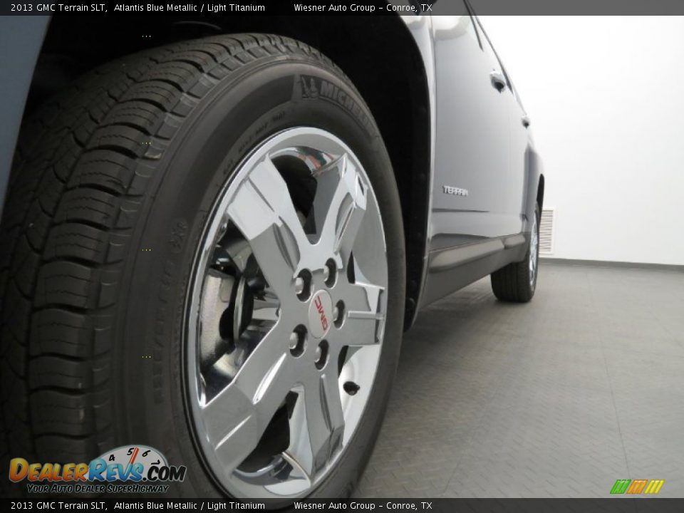 2013 GMC Terrain SLT Atlantis Blue Metallic / Light Titanium Photo #6