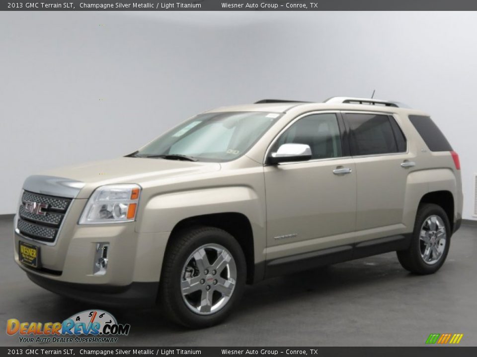 2013 GMC Terrain SLT Champagne Silver Metallic / Light Titanium Photo #1