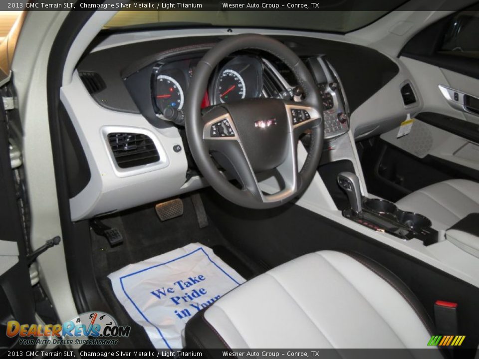 2013 GMC Terrain SLT Champagne Silver Metallic / Light Titanium Photo #3