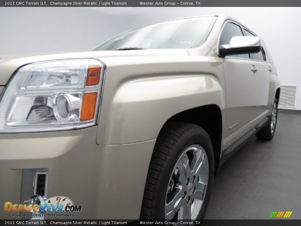 2013 GMC Terrain SLT Champagne Silver Metallic / Light Titanium Photo #8