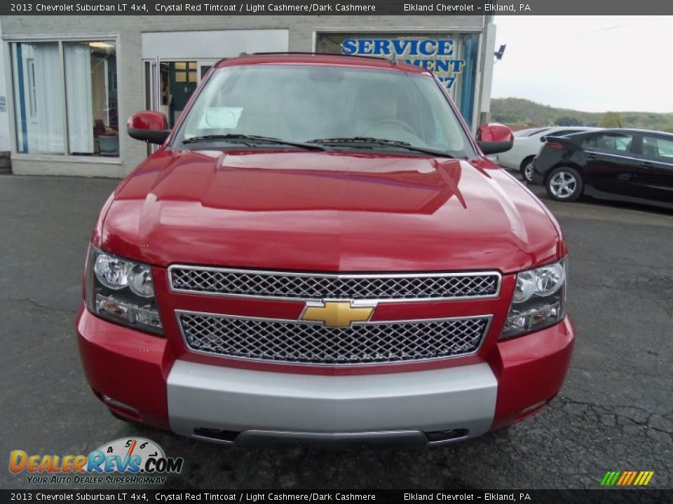 2013 Chevrolet Suburban LT 4x4 Crystal Red Tintcoat / Light Cashmere/Dark Cashmere Photo #3