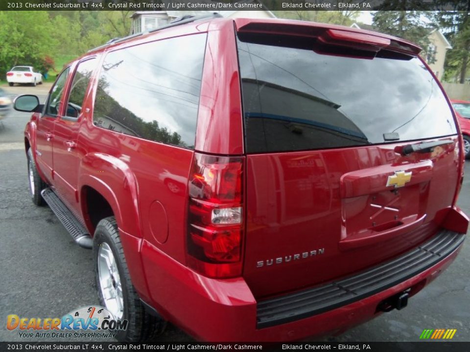 2013 Chevrolet Suburban LT 4x4 Crystal Red Tintcoat / Light Cashmere/Dark Cashmere Photo #7