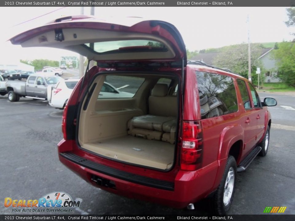 2013 Chevrolet Suburban LT 4x4 Crystal Red Tintcoat / Light Cashmere/Dark Cashmere Photo #10