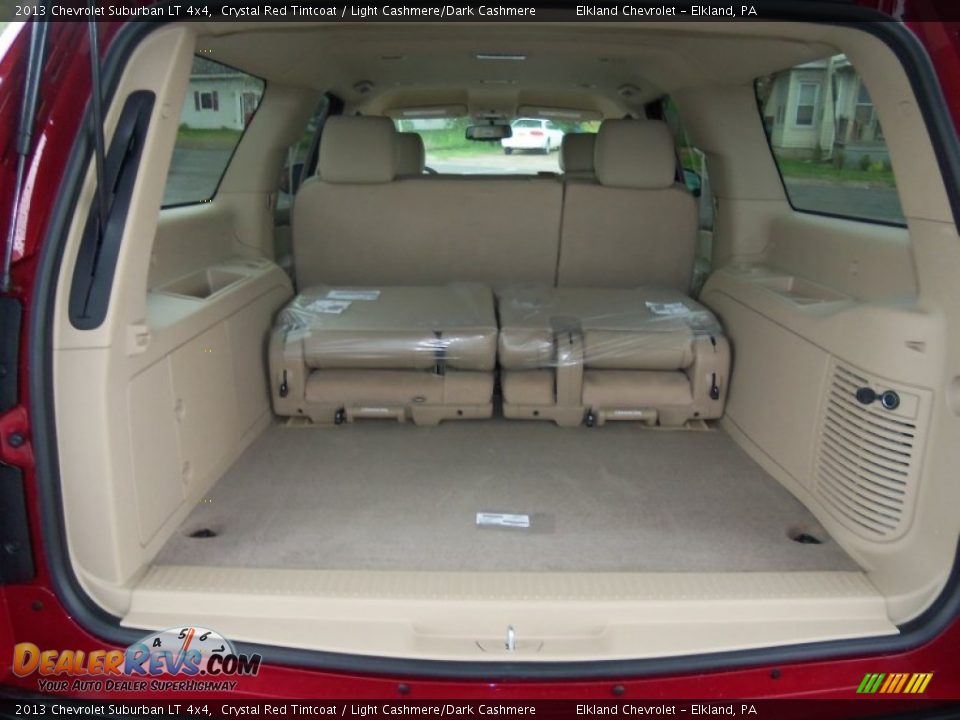 2013 Chevrolet Suburban LT 4x4 Crystal Red Tintcoat / Light Cashmere/Dark Cashmere Photo #12