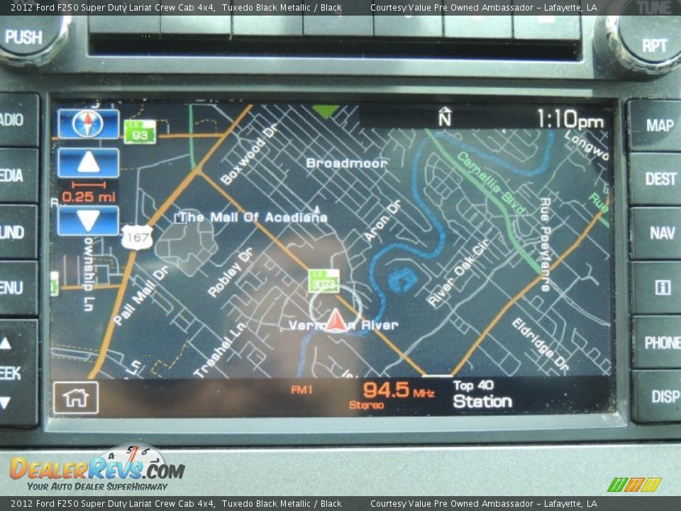 Navigation of 2012 Ford F250 Super Duty Lariat Crew Cab 4x4 Photo #20