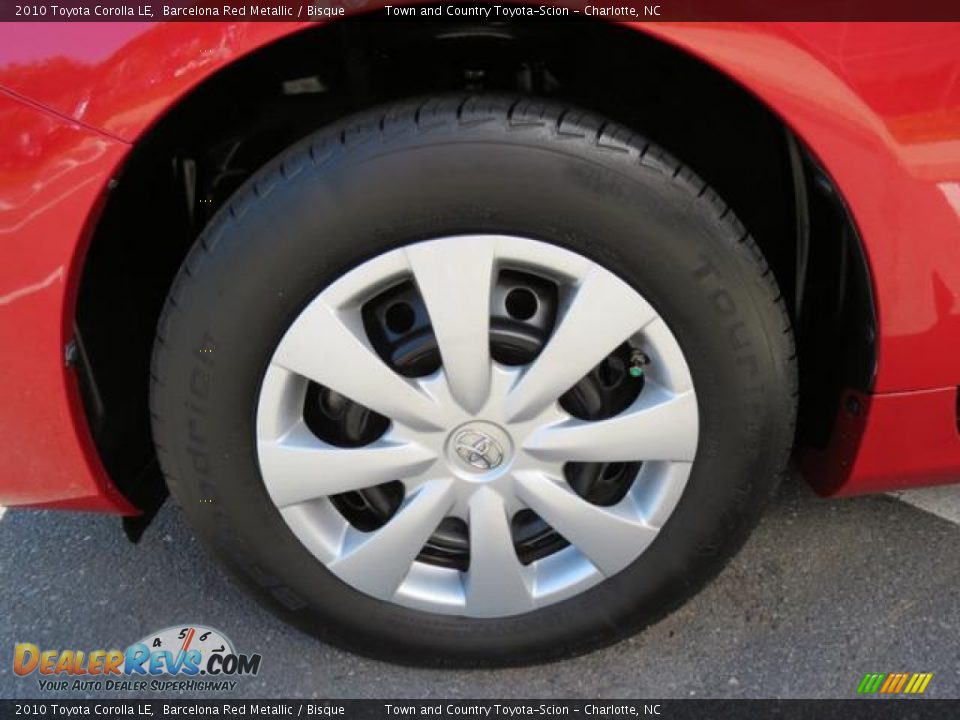 2010 Toyota Corolla LE Barcelona Red Metallic / Bisque Photo #4