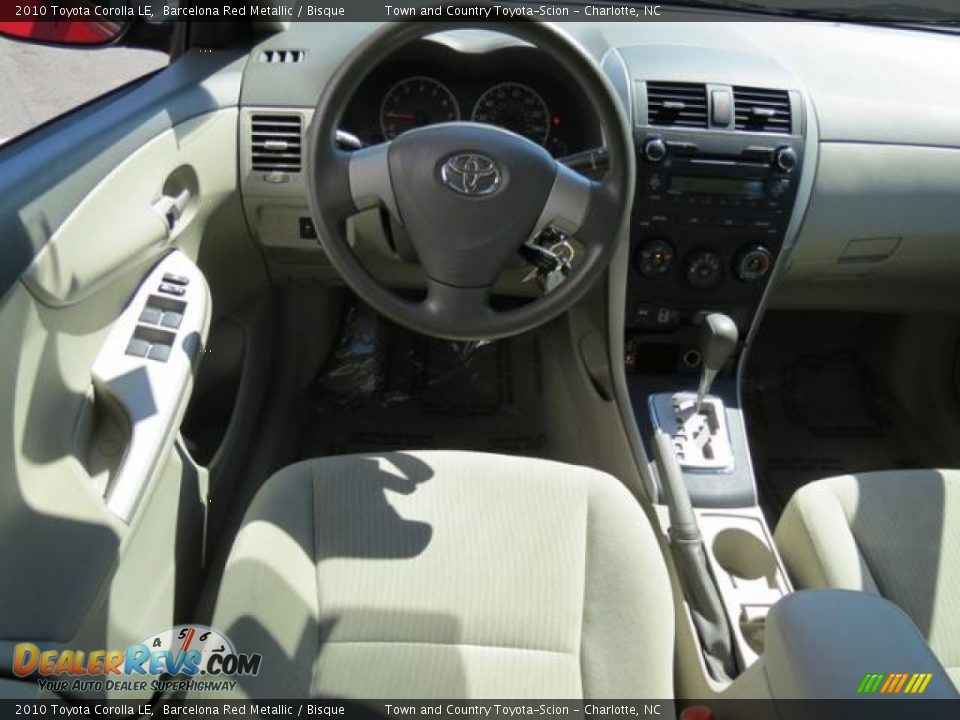 2010 Toyota Corolla LE Barcelona Red Metallic / Bisque Photo #5