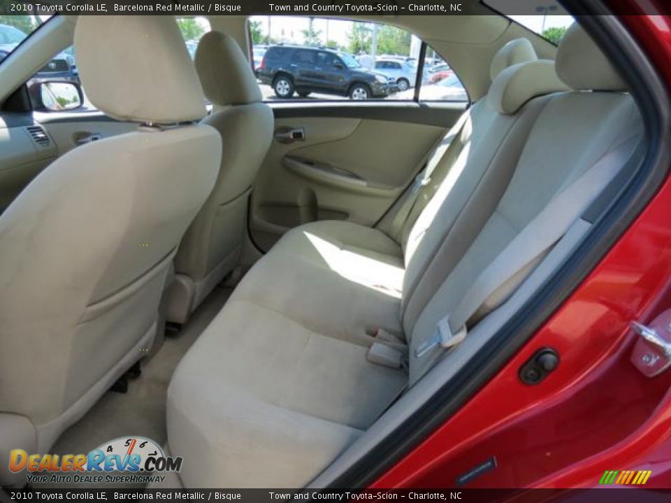 2010 Toyota Corolla LE Barcelona Red Metallic / Bisque Photo #6