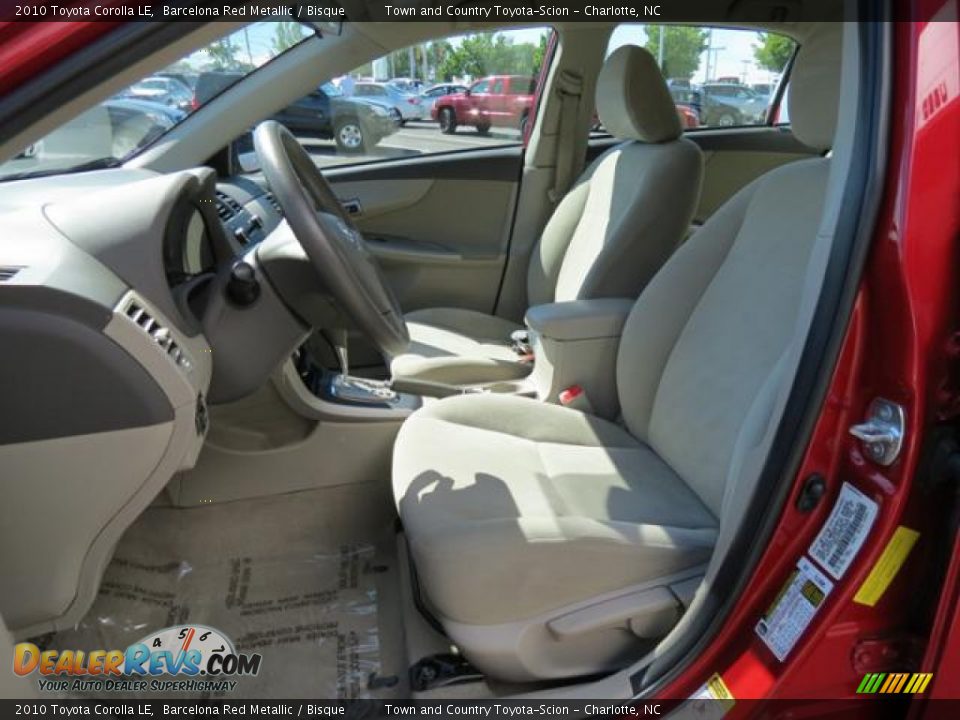 2010 Toyota Corolla LE Barcelona Red Metallic / Bisque Photo #8