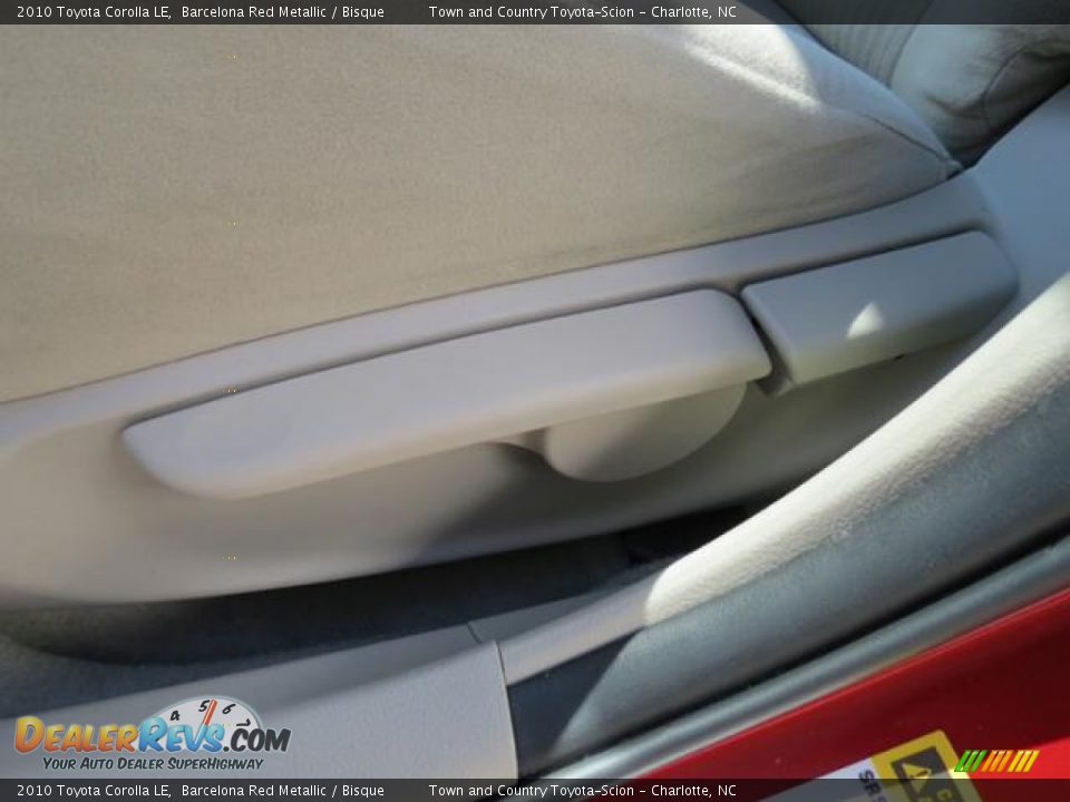 2010 Toyota Corolla LE Barcelona Red Metallic / Bisque Photo #10