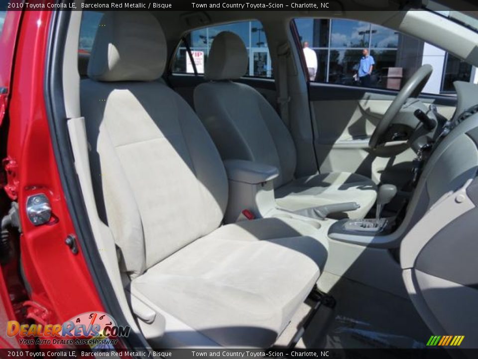 2010 Toyota Corolla LE Barcelona Red Metallic / Bisque Photo #22