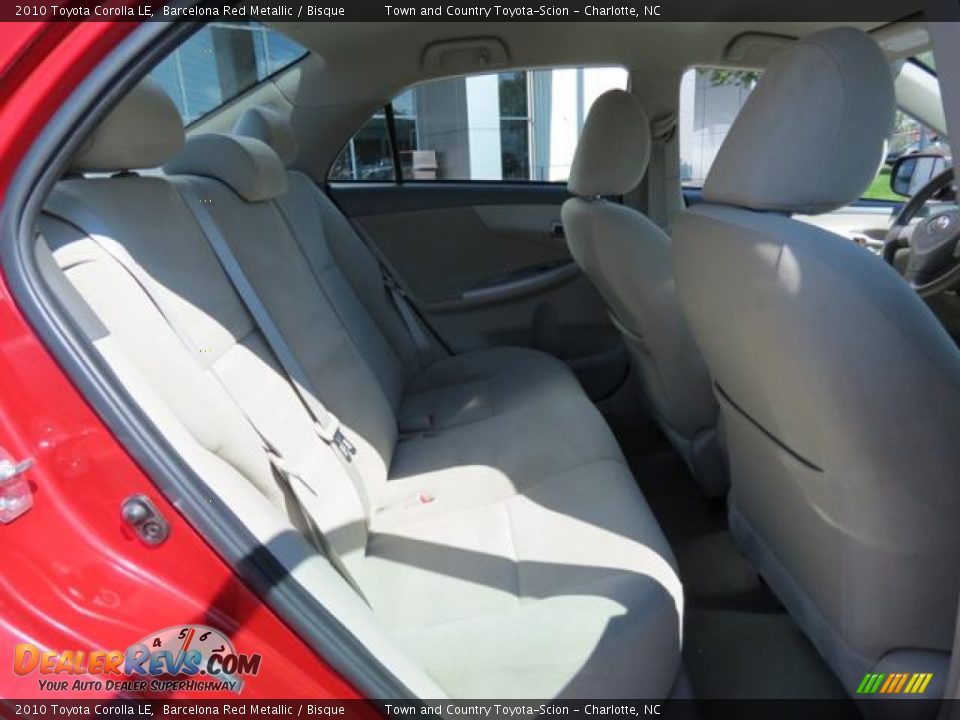 2010 Toyota Corolla LE Barcelona Red Metallic / Bisque Photo #25