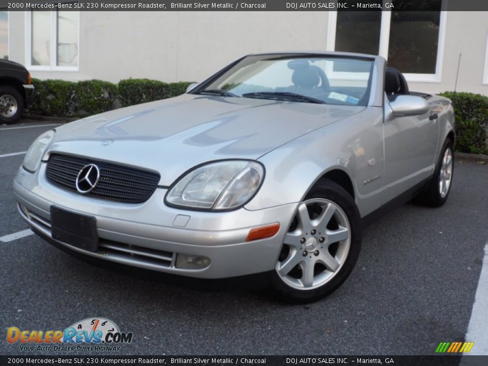 Front 3/4 View of 2000 Mercedes-Benz SLK 230 Kompressor Roadster Photo #1
