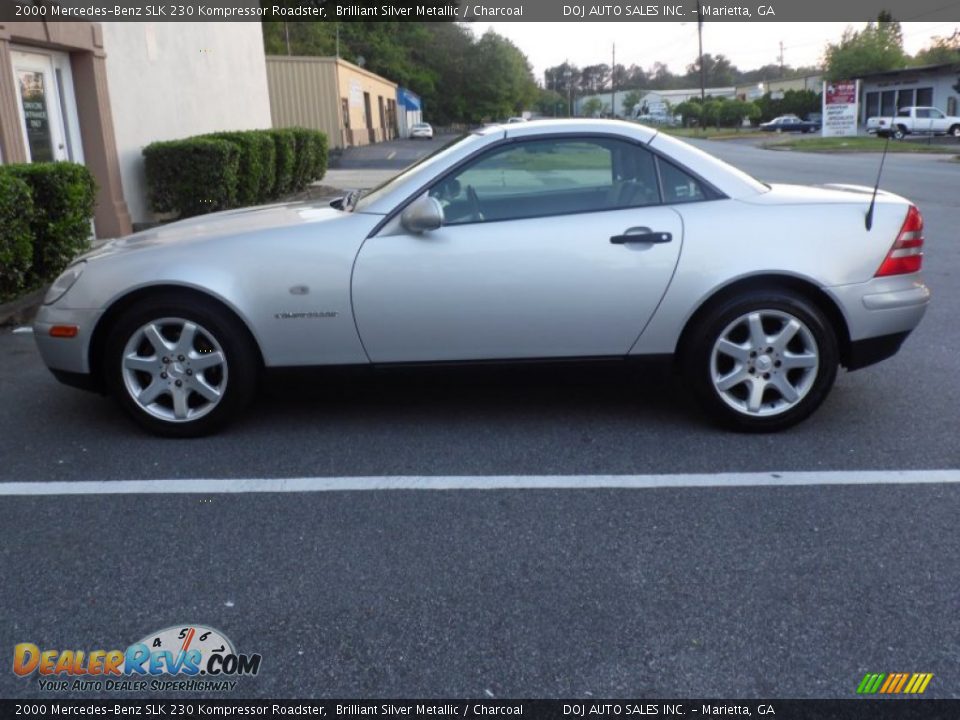 Brilliant Silver Metallic 2000 Mercedes-Benz SLK 230 Kompressor Roadster Photo #27