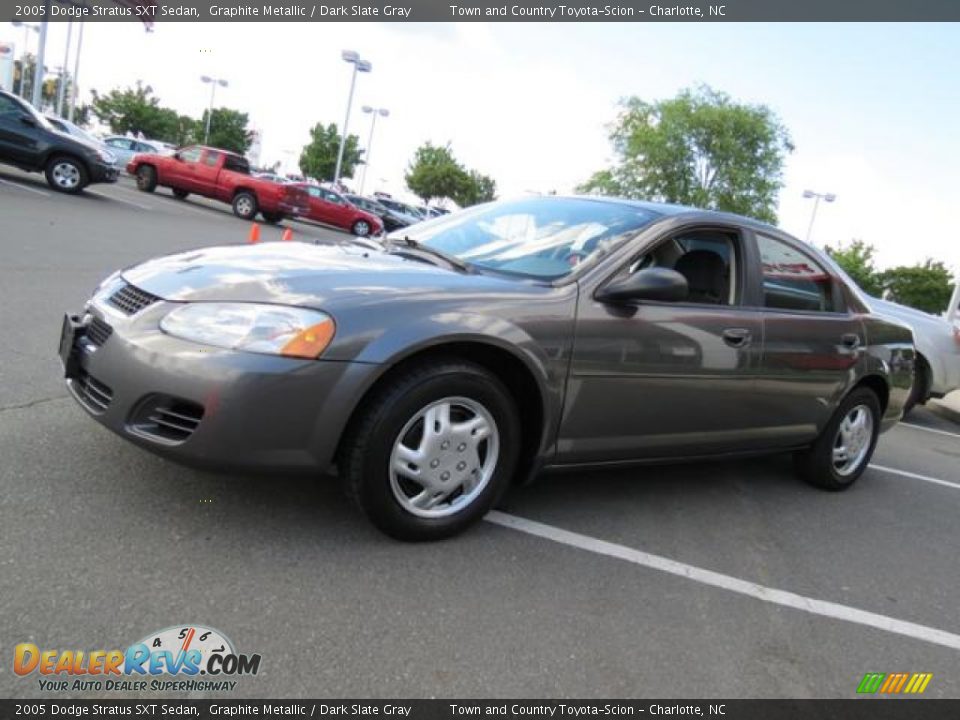 2005 Dodge Stratus SXT Sedan Graphite Metallic / Dark Slate Gray Photo #3