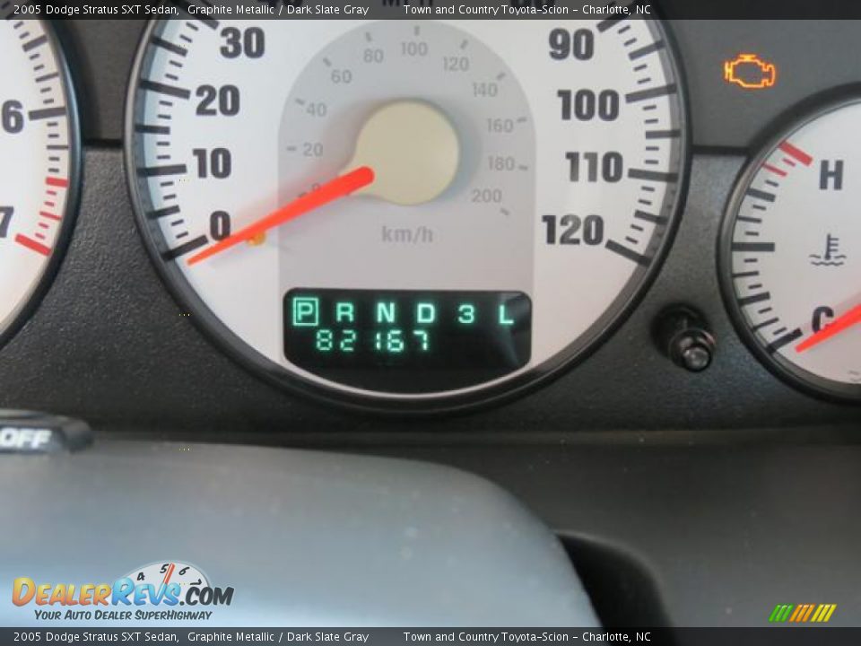 2005 Dodge Stratus SXT Sedan Graphite Metallic / Dark Slate Gray Photo #12