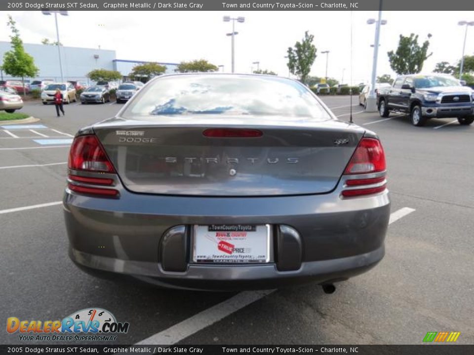 2005 Dodge Stratus SXT Sedan Graphite Metallic / Dark Slate Gray Photo #28