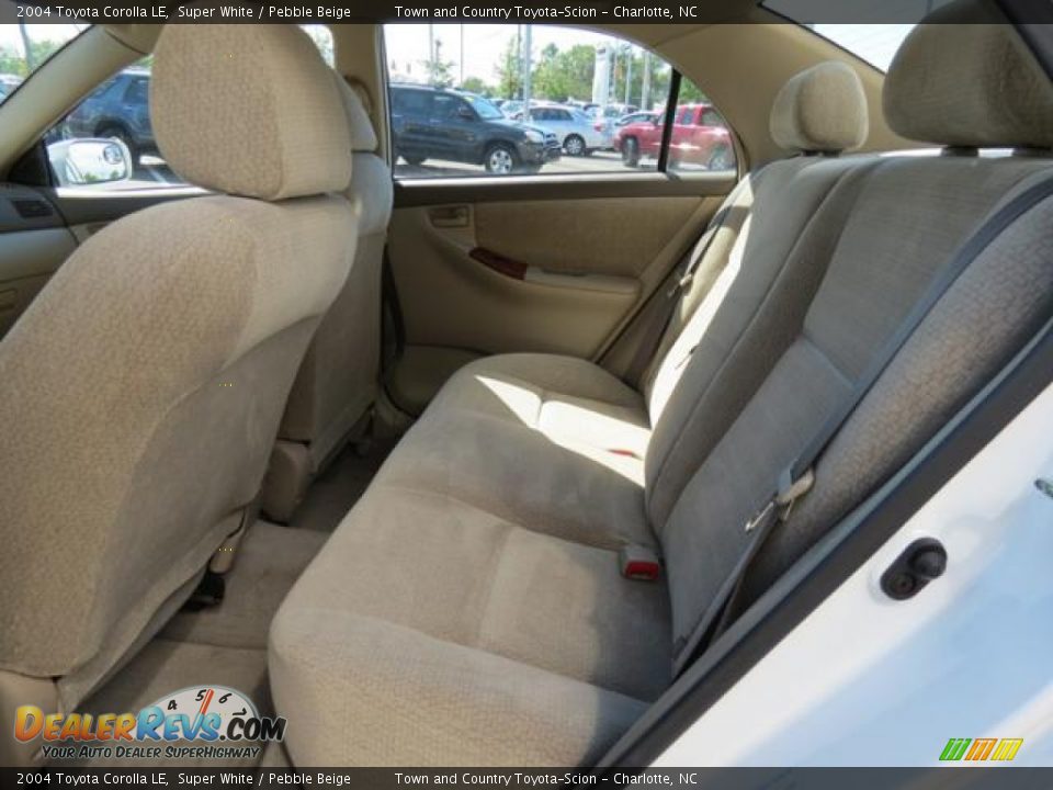 2004 Toyota Corolla LE Super White / Pebble Beige Photo #6