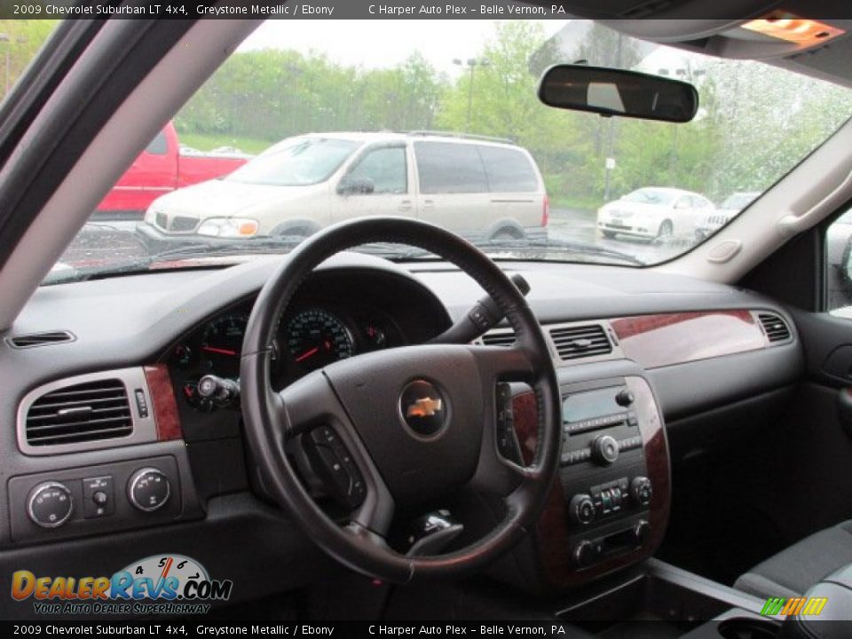 2009 Chevrolet Suburban LT 4x4 Greystone Metallic / Ebony Photo #9