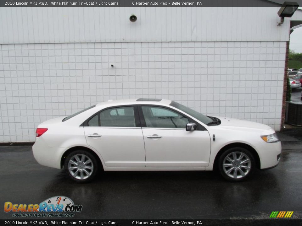 White Platinum Tri-Coat 2010 Lincoln MKZ AWD Photo #2