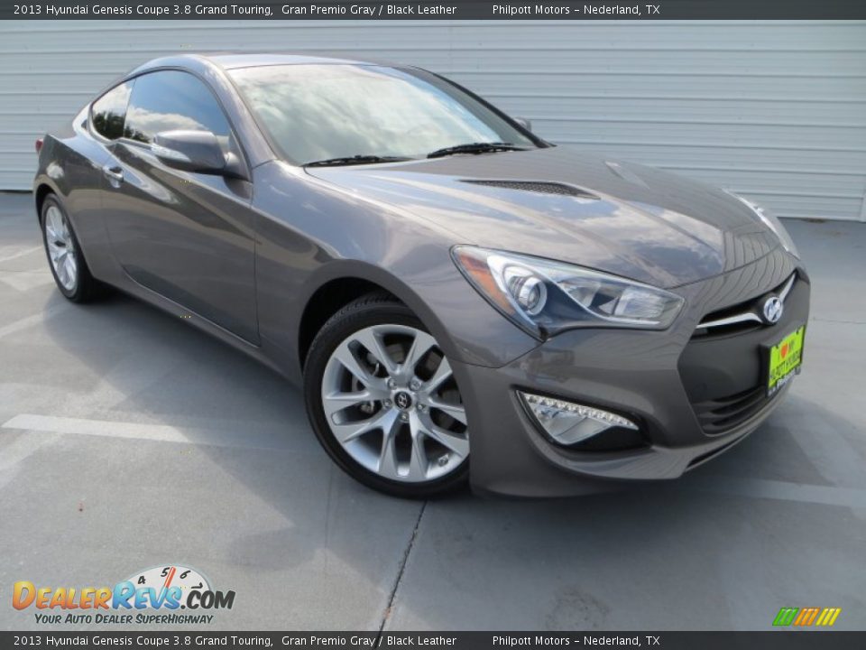 2013 Hyundai Genesis Coupe 3.8 Grand Touring Gran Premio Gray / Black Leather Photo #1