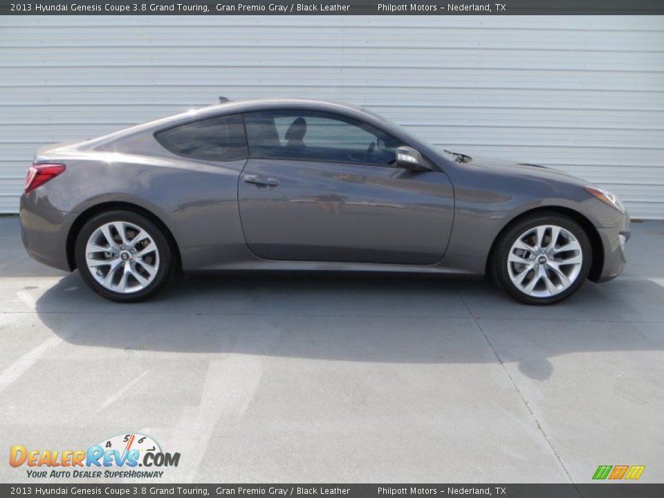 2013 Hyundai Genesis Coupe 3.8 Grand Touring Gran Premio Gray / Black Leather Photo #3