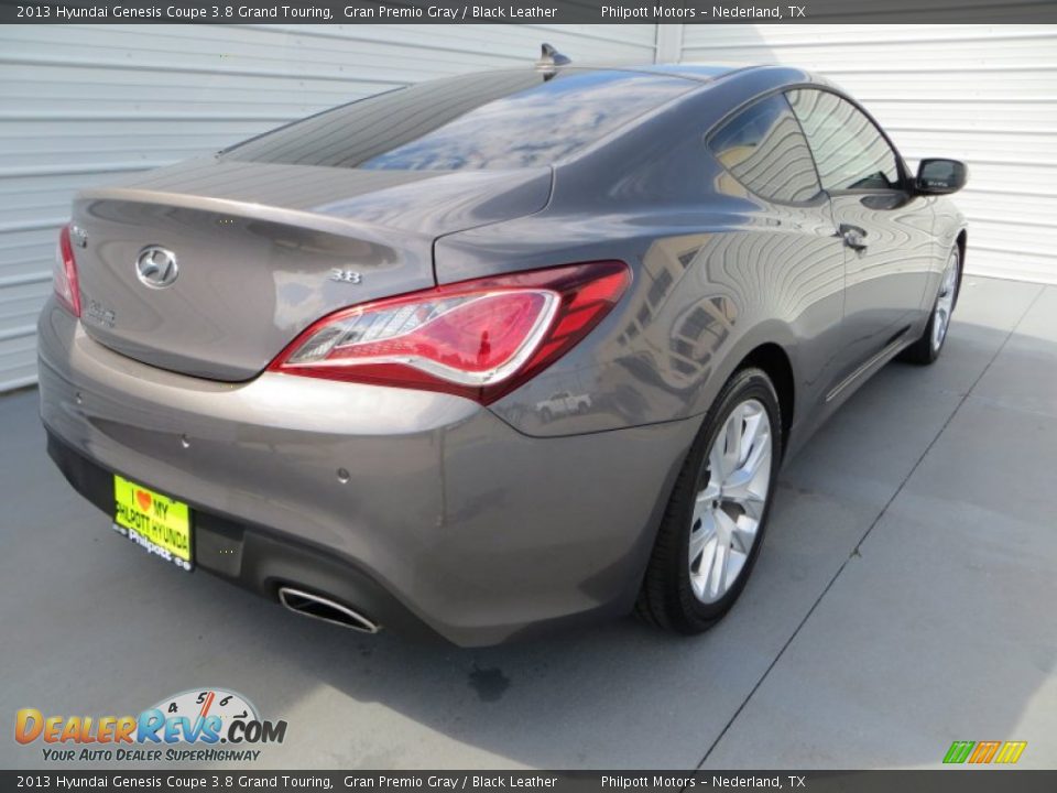 2013 Hyundai Genesis Coupe 3.8 Grand Touring Gran Premio Gray / Black Leather Photo #4