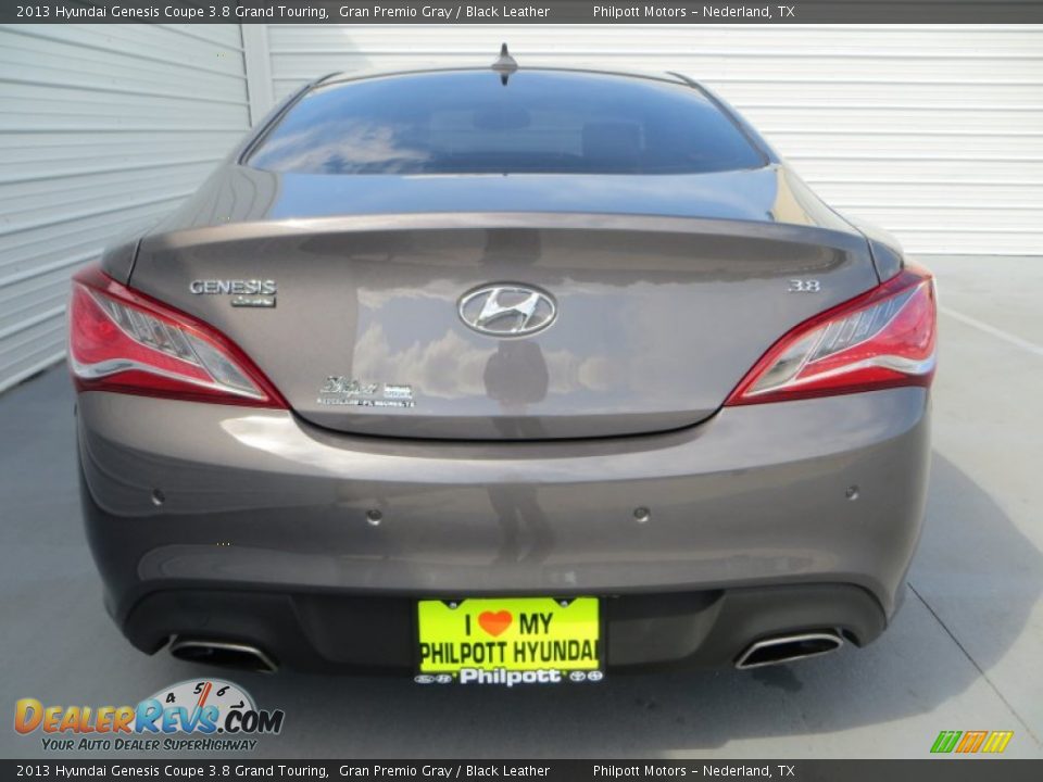 2013 Hyundai Genesis Coupe 3.8 Grand Touring Gran Premio Gray / Black Leather Photo #5