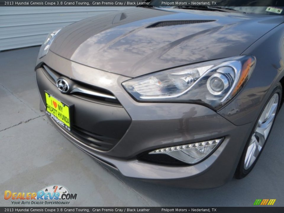 2013 Hyundai Genesis Coupe 3.8 Grand Touring Gran Premio Gray / Black Leather Photo #10