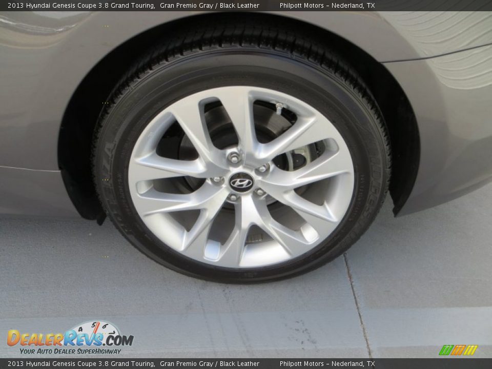 2013 Hyundai Genesis Coupe 3.8 Grand Touring Gran Premio Gray / Black Leather Photo #12