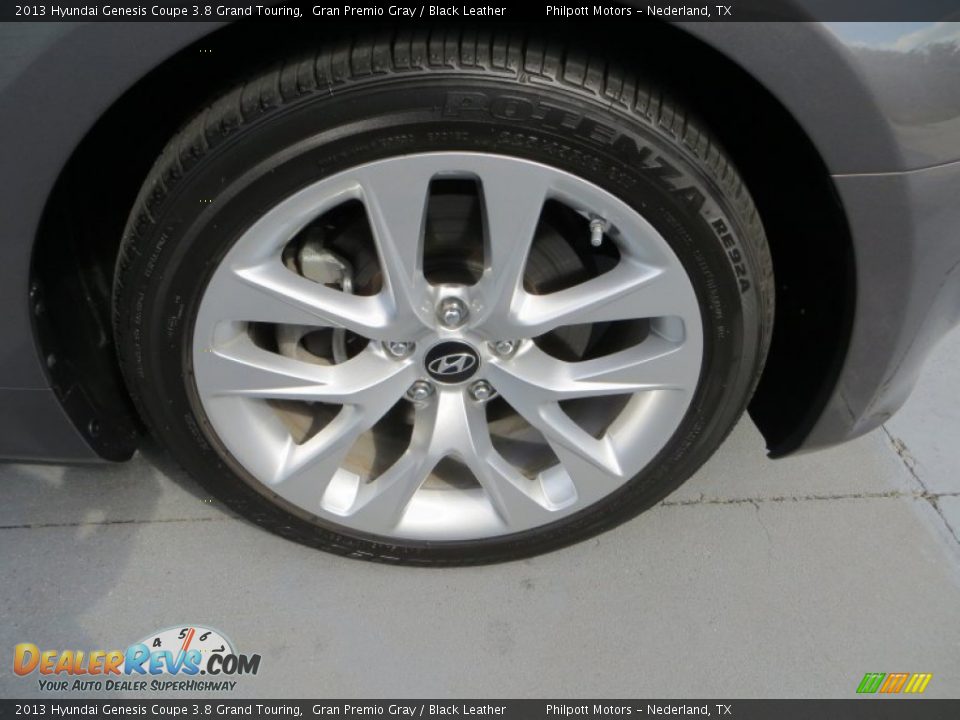 2013 Hyundai Genesis Coupe 3.8 Grand Touring Gran Premio Gray / Black Leather Photo #14