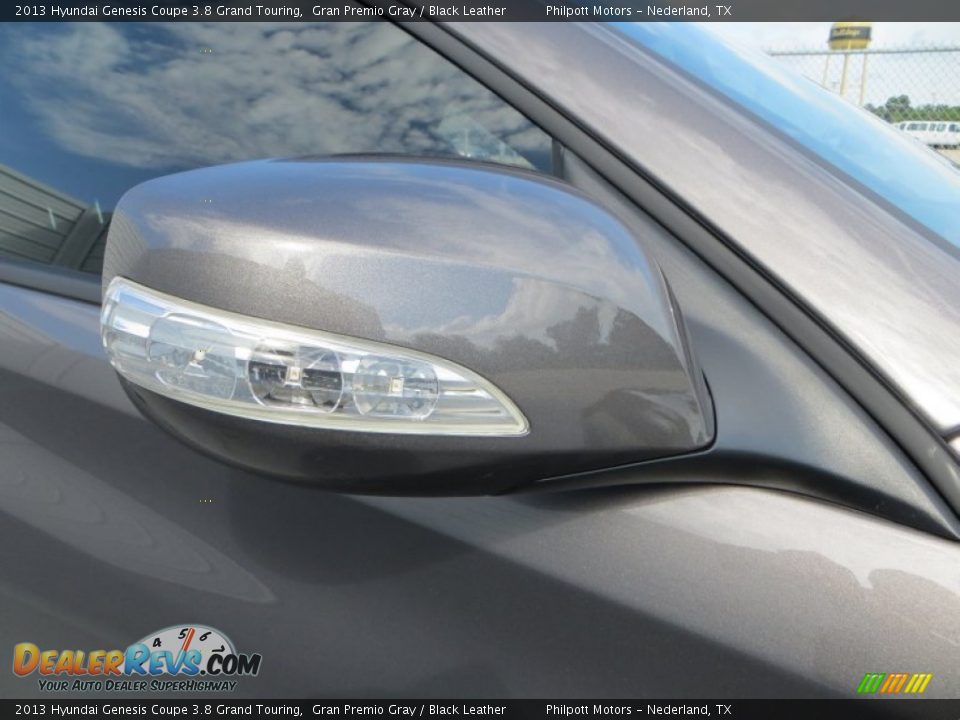 2013 Hyundai Genesis Coupe 3.8 Grand Touring Gran Premio Gray / Black Leather Photo #15