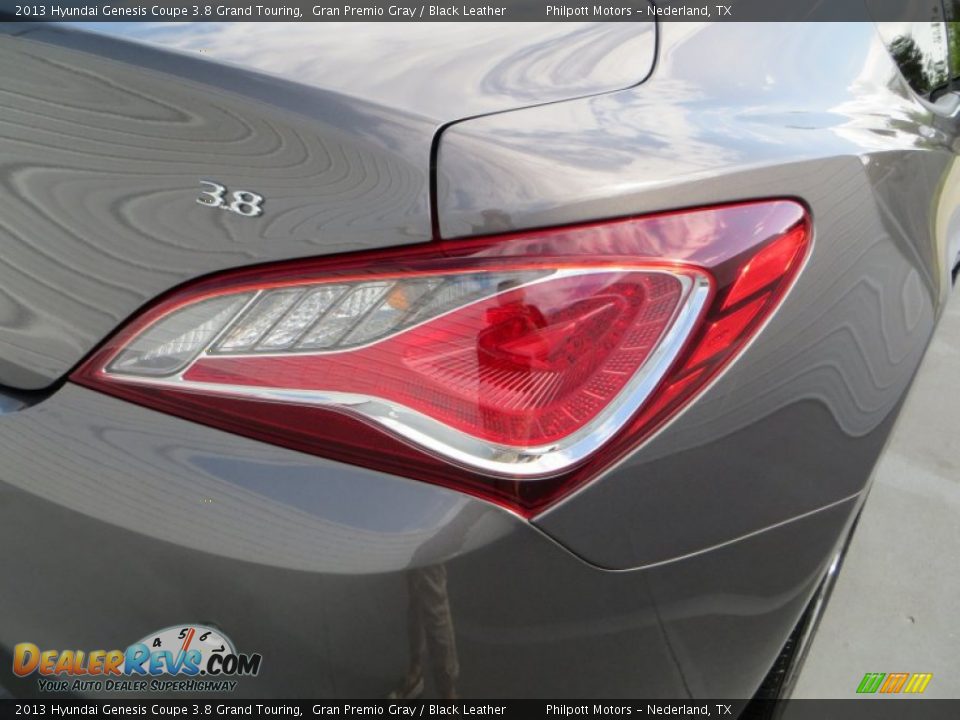 2013 Hyundai Genesis Coupe 3.8 Grand Touring Gran Premio Gray / Black Leather Photo #16