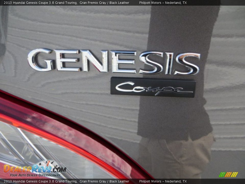 2013 Hyundai Genesis Coupe 3.8 Grand Touring Gran Premio Gray / Black Leather Photo #18