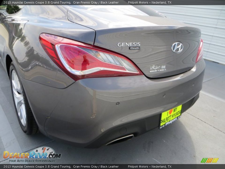 2013 Hyundai Genesis Coupe 3.8 Grand Touring Gran Premio Gray / Black Leather Photo #19