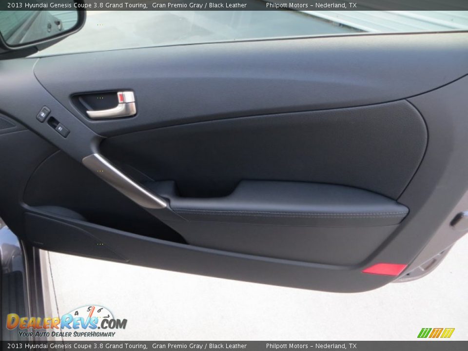 2013 Hyundai Genesis Coupe 3.8 Grand Touring Gran Premio Gray / Black Leather Photo #21