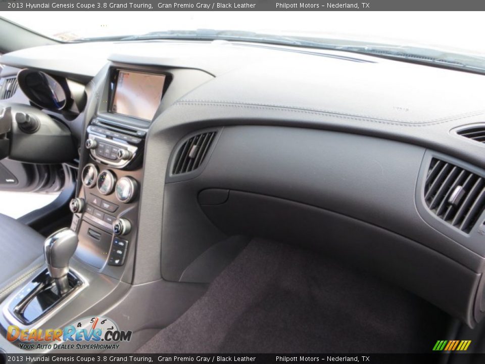 2013 Hyundai Genesis Coupe 3.8 Grand Touring Gran Premio Gray / Black Leather Photo #22