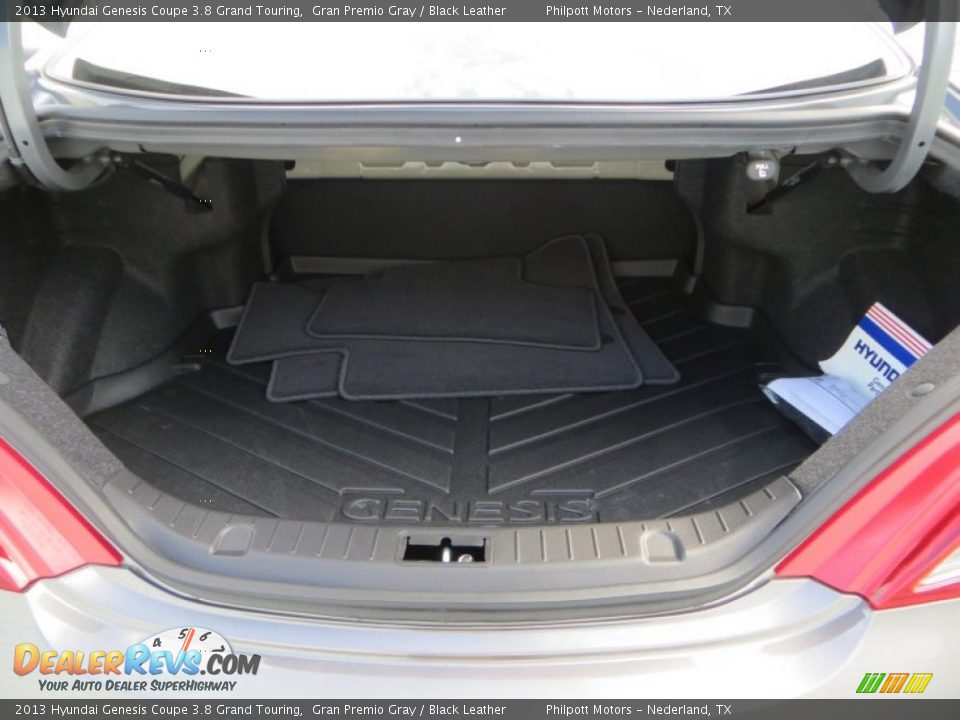 2013 Hyundai Genesis Coupe 3.8 Grand Touring Gran Premio Gray / Black Leather Photo #25