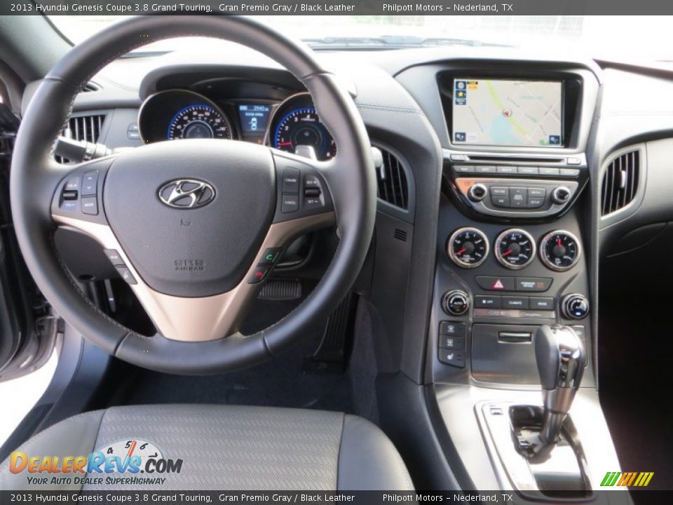 2013 Hyundai Genesis Coupe 3.8 Grand Touring Gran Premio Gray / Black Leather Photo #32