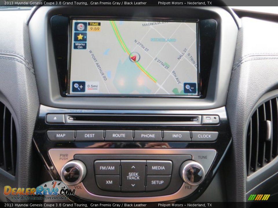2013 Hyundai Genesis Coupe 3.8 Grand Touring Gran Premio Gray / Black Leather Photo #34