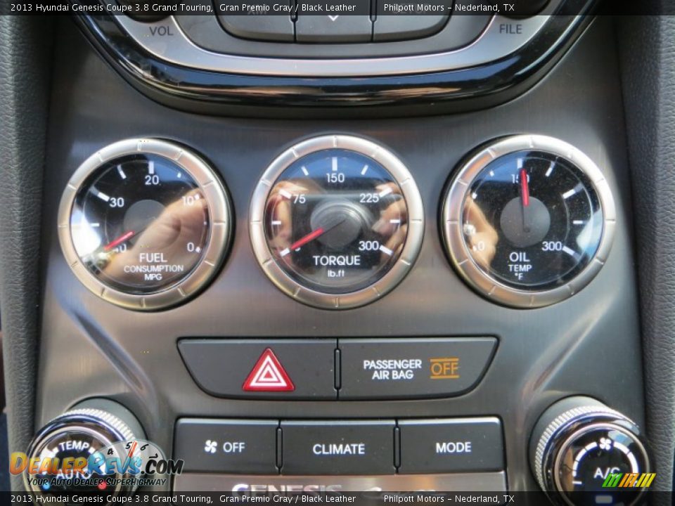 2013 Hyundai Genesis Coupe 3.8 Grand Touring Gran Premio Gray / Black Leather Photo #35